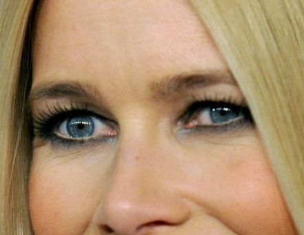 Claudia Schiffer eye color