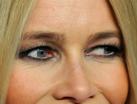 Claudia Schiffer eye color