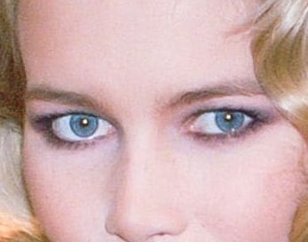 Claudia Schiffer eye color