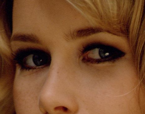 Claudia Schiffer eye color