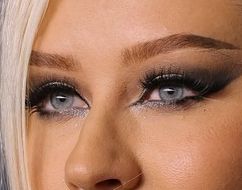 Christina Aguilera eye color