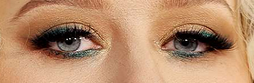 Christina Aguilera eye color