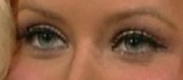 Christina Aguilera eye color