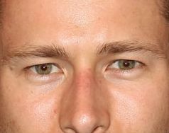 Glen Powell eye color