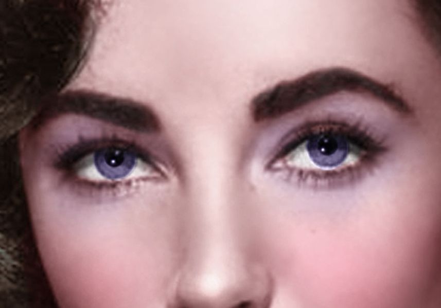 Elizabeth Taylor eye color