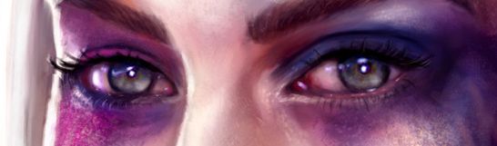 Harley Quinn eye color