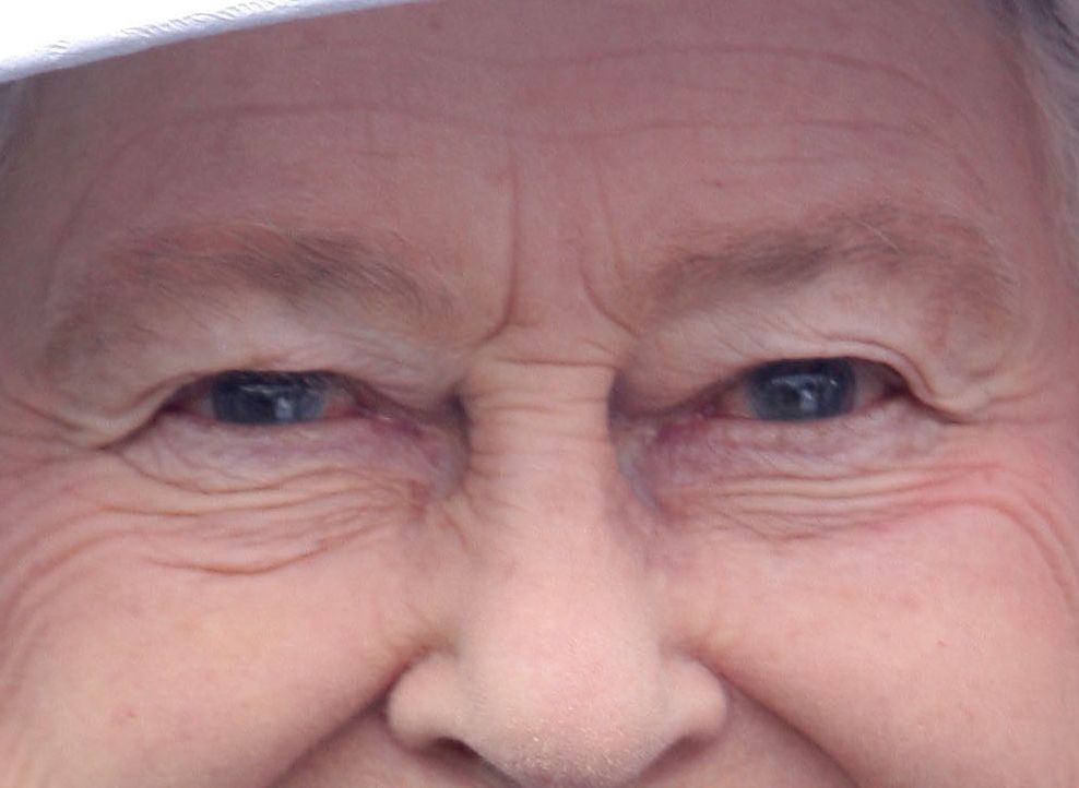 Queen Elizabeth eye color