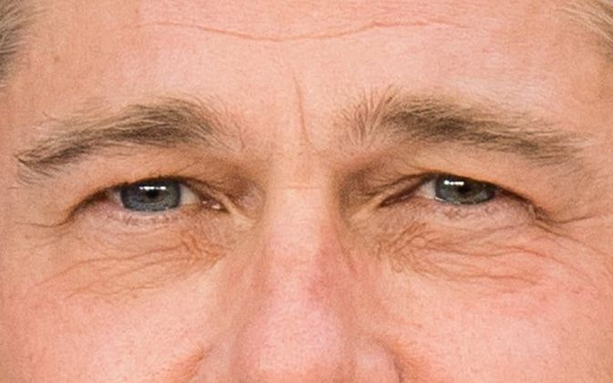 Brad Pitt eye color