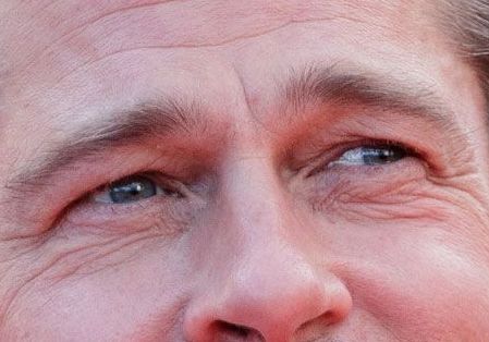 Brad Pitt eye color