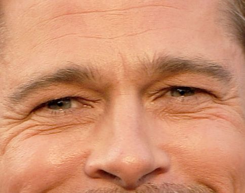 Brad Pitt eye color