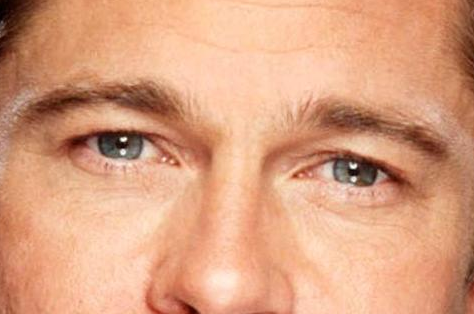 Brad Pitt eye color