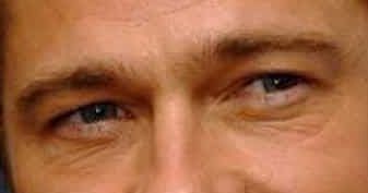 Brad Pitt eye color