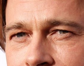 Brad Pitt eye color