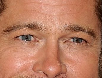 Brad Pitt eye color