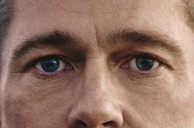 Brad Pitt eye color