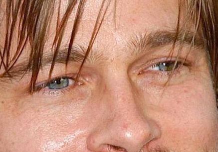 Brad Pitt eye color