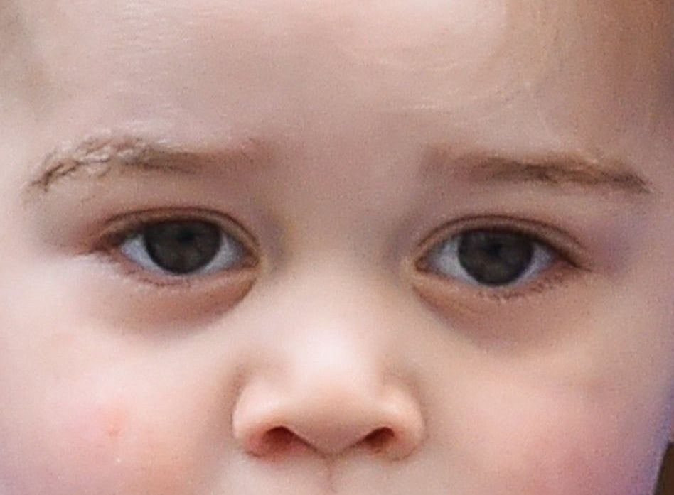 Prince George eye color