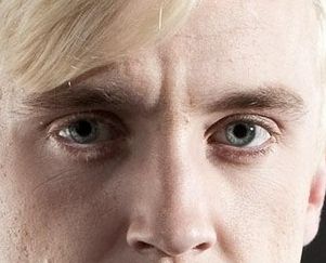 Draco Malfoy eye color