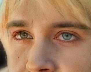 Draco Malfoy eye color