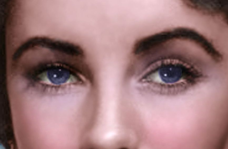 Elizabeth Taylor eye color