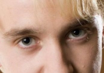 Draco Malfoy eye color