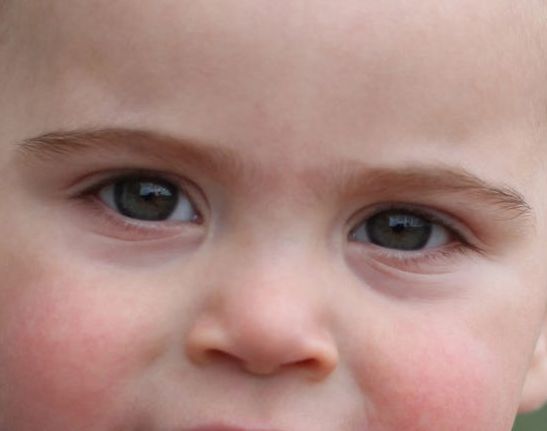 Prince Louis eye color