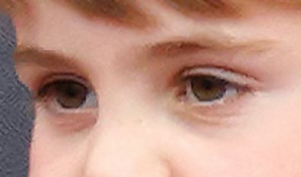 Prince Louis eye color