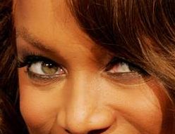 Tyra Banks eye color