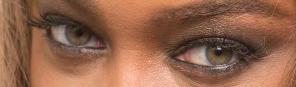 Tyra Banks eye color