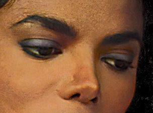 Michael Jackson eye color