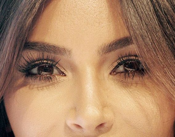 Kim Kardashian eye color