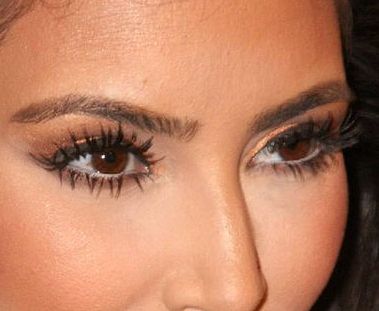 Kim Kardashian eye color