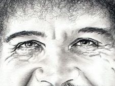 Bob Ross eye color