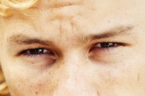 Heath Ledger eye color