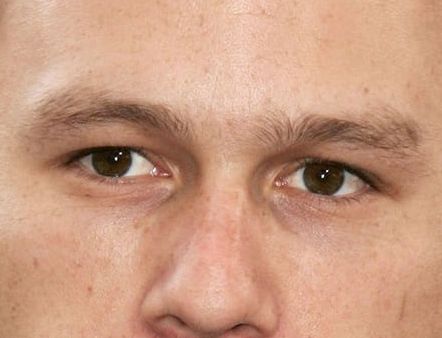 Heath Ledger eye color