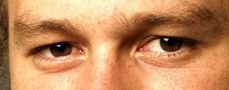 Heath Ledger eye color