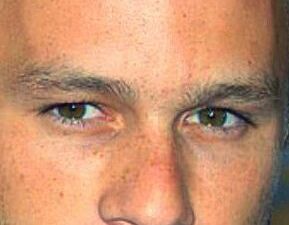 Heath Ledger eye color