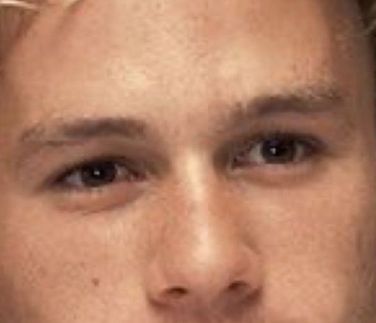 Heath Ledger eye color