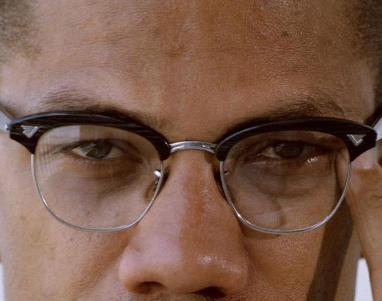 Malcolm X eye color