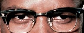 Malcolm X eye color