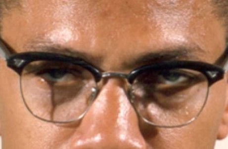 Malcolm X eye color