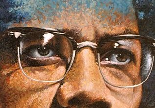 Malcolm X eye color