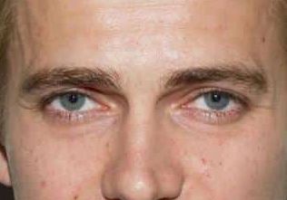 Hayden Christensen eye color