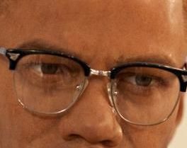 Malcolm X eye color