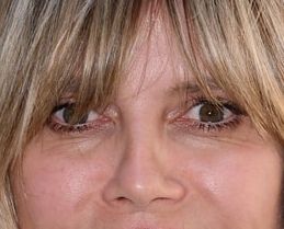 Heidi Klum eye color