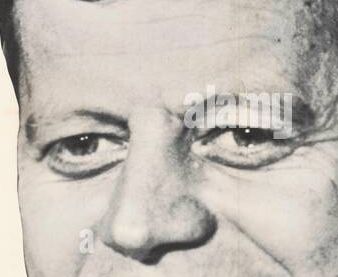 John F Kennedy eye color