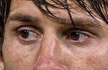 Lionel Messi eye color