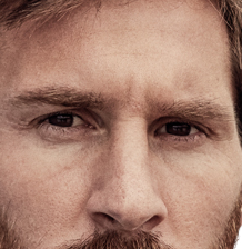 Lionel Messi eye color