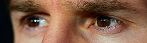 Lionel Messi eye color