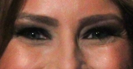 Melania Trump eye color